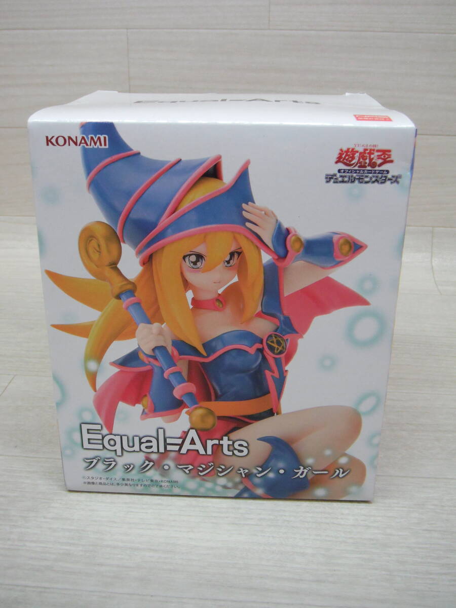 06/H437★遊☆戯☆王デュエルモンスターズ Equal Arts フィギュア ブラック・マジシャン・ガール★プライズ★未開封・箱ダメージあり拍卖