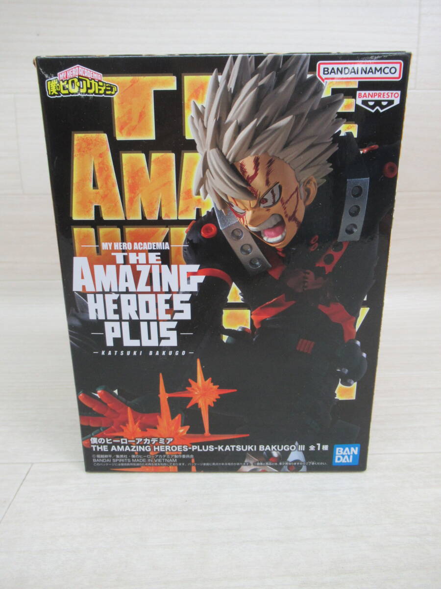 06/A715★僕のヒーローアカデミア THE AMAZING HEROES-PLUS-KATSUKI BAKUGO Ⅲ 爆豪勝己★フィギュア★ヒロアカ★プライズ★未開封品拍卖