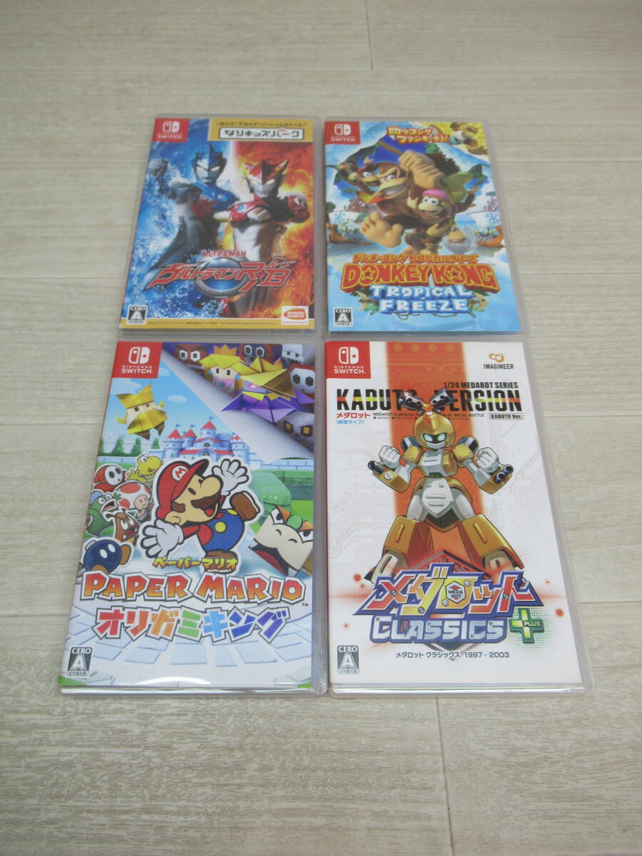 59/Q008★【SWITCH】Nintendo Switch ソフト 4本セット★訳アリ商品★パッケージ・表紙 ダメージあり/たばこ臭あり/キズあり★現状品拍卖