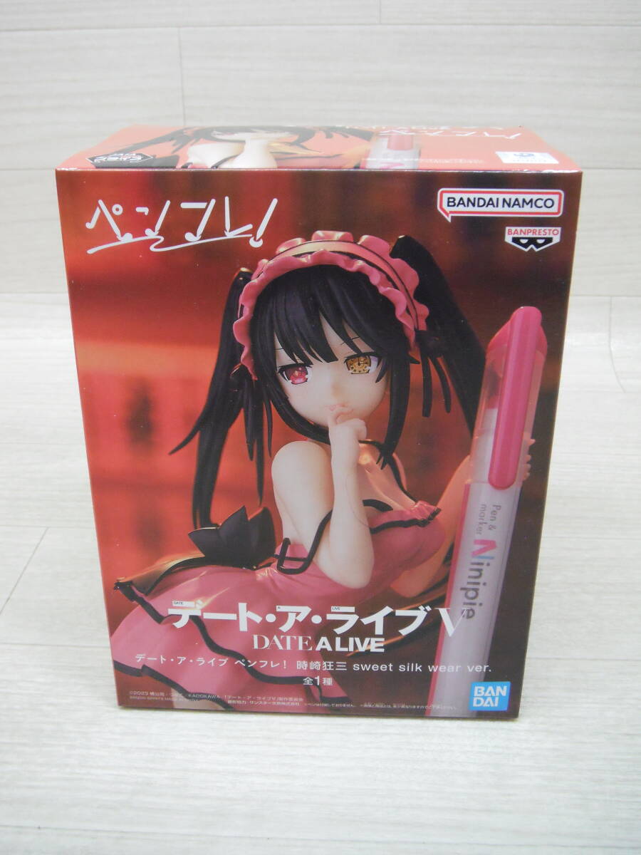 08/H457★デート・ア・ライブ ペンフレ! 時崎狂三 sweet silk wear ver.★プライズ★未開封・箱ダメージあり拍卖