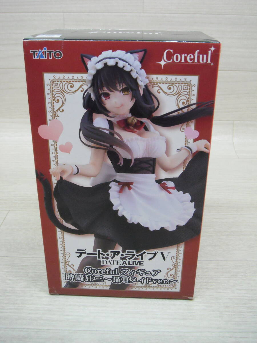 08/H524★デート・ア・ライブV Coreful フィギュア 時崎狂三~猫耳メイドver.~★プライズ★未開封拍卖