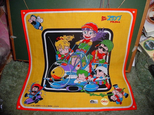 T20 未使用ハンカチ Dr.スランプアラレちゃん ドクタースランプ 1 鳥山明 約30*30cm拍卖