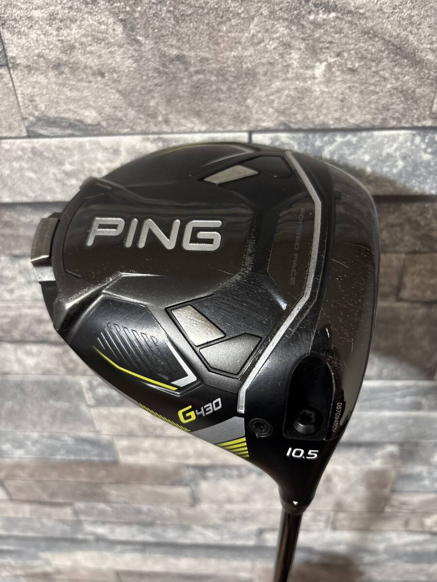 ●ピン PING G430 MAX ドライバー 10.5度●ALTA JCB BLACK フレックスSR●純正ヘッドカバー レンチ付拍卖