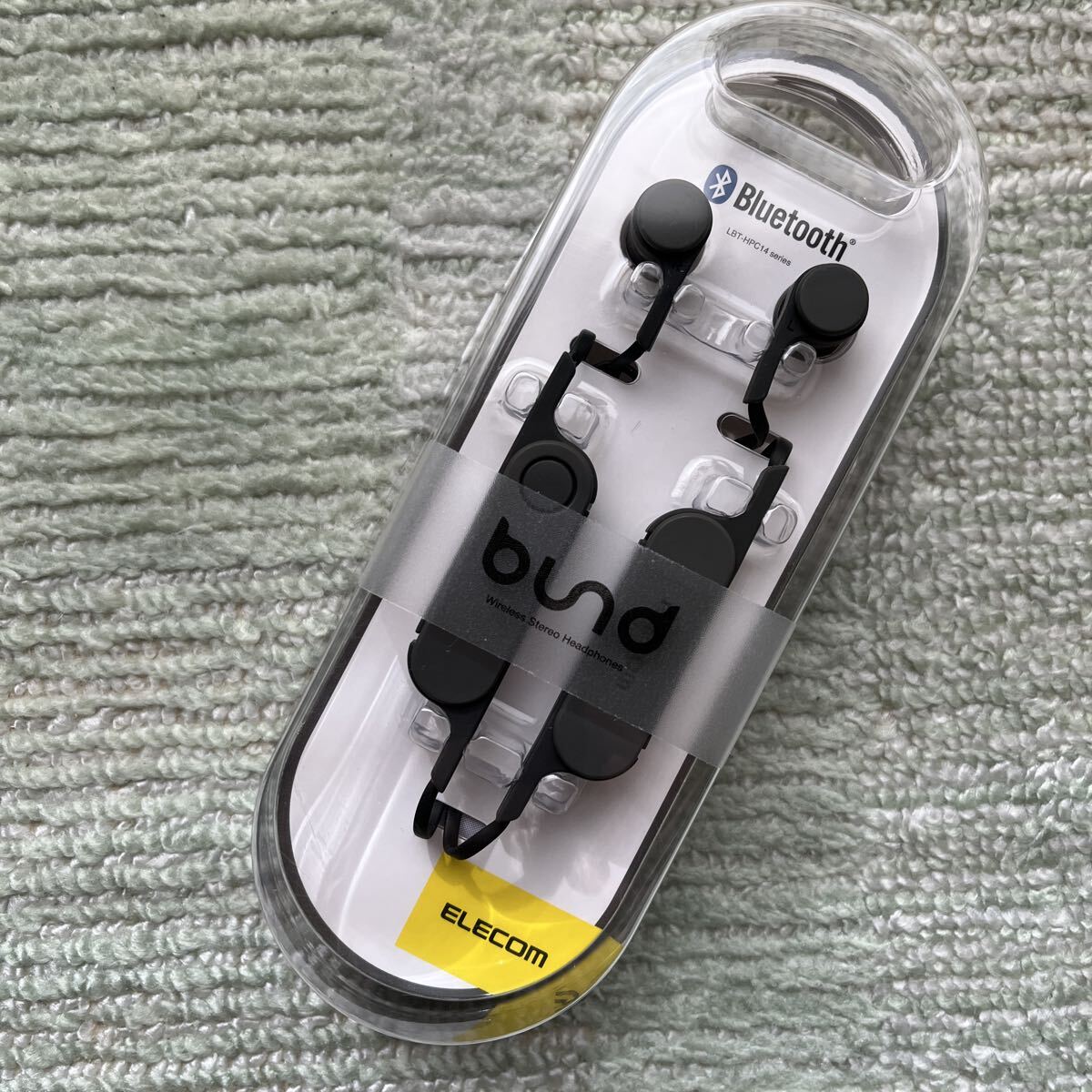 送料込!エレコム イヤホン ブラック LBT-HPC14AVBK (スモークブラック) Bluetooth拍卖