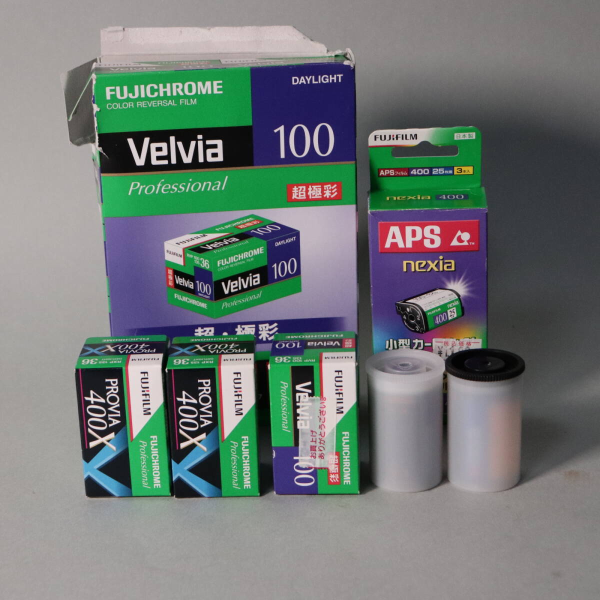 15 期限切れ フイルム15個まとめて Velvia 100 FUJICHROME PROVA400X FUJIFILM E kodak 100VS APSフィルム 富士フイルム拍卖
