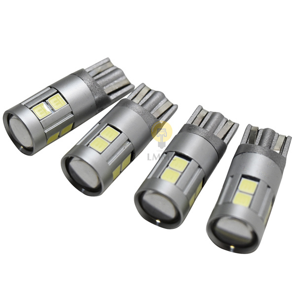 4球セット 青白い 9000k T10 LED 3030chip 9連 バックランプ スモール ポジション球 車幅灯 【ハイブリッド車対応】 ホワイト【無極性】拍卖