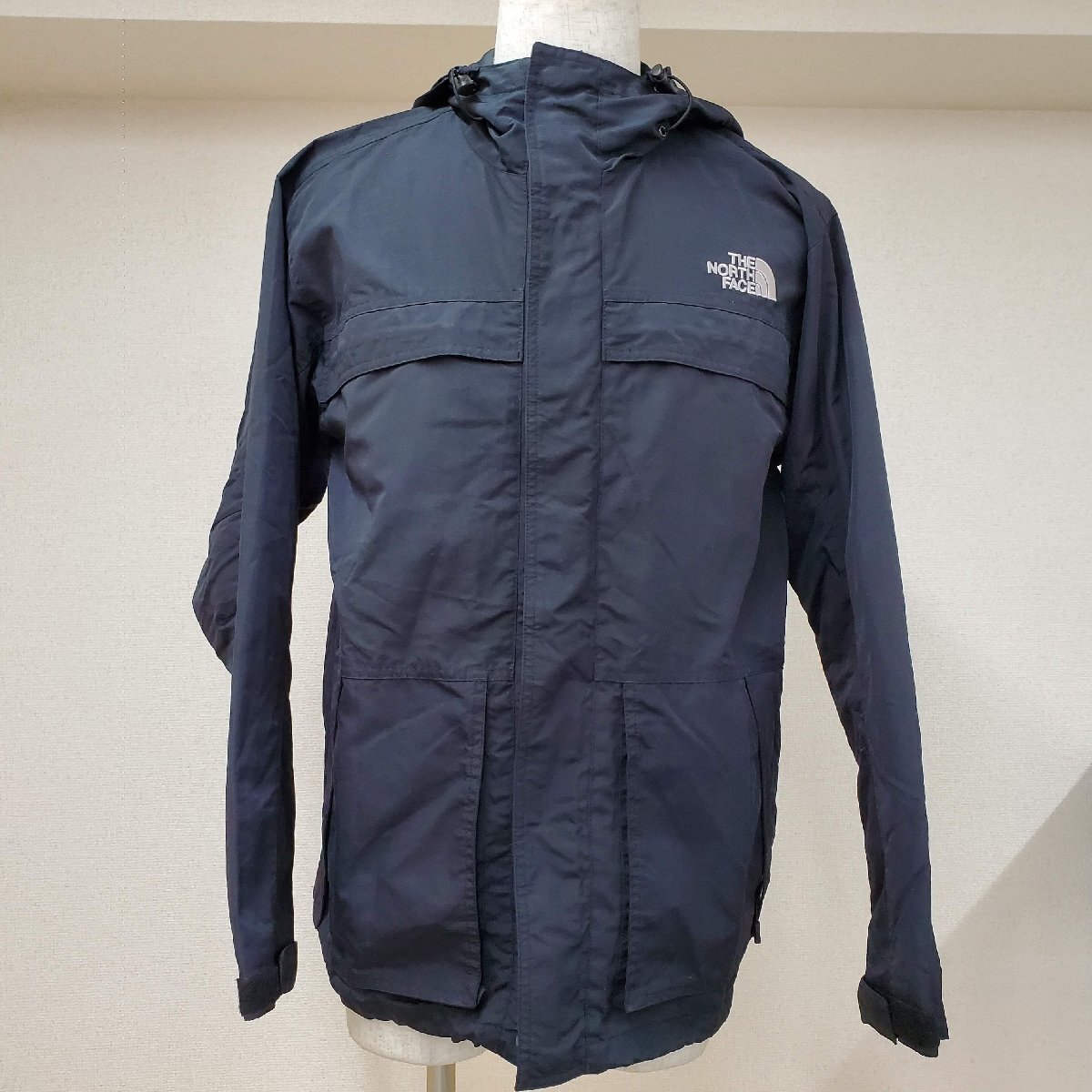 THE NORTH FACE ノースフェイス マウンテンパーカー ナイロンジャケット Mサイズ(95) ブラック fg0708-6-03拍卖