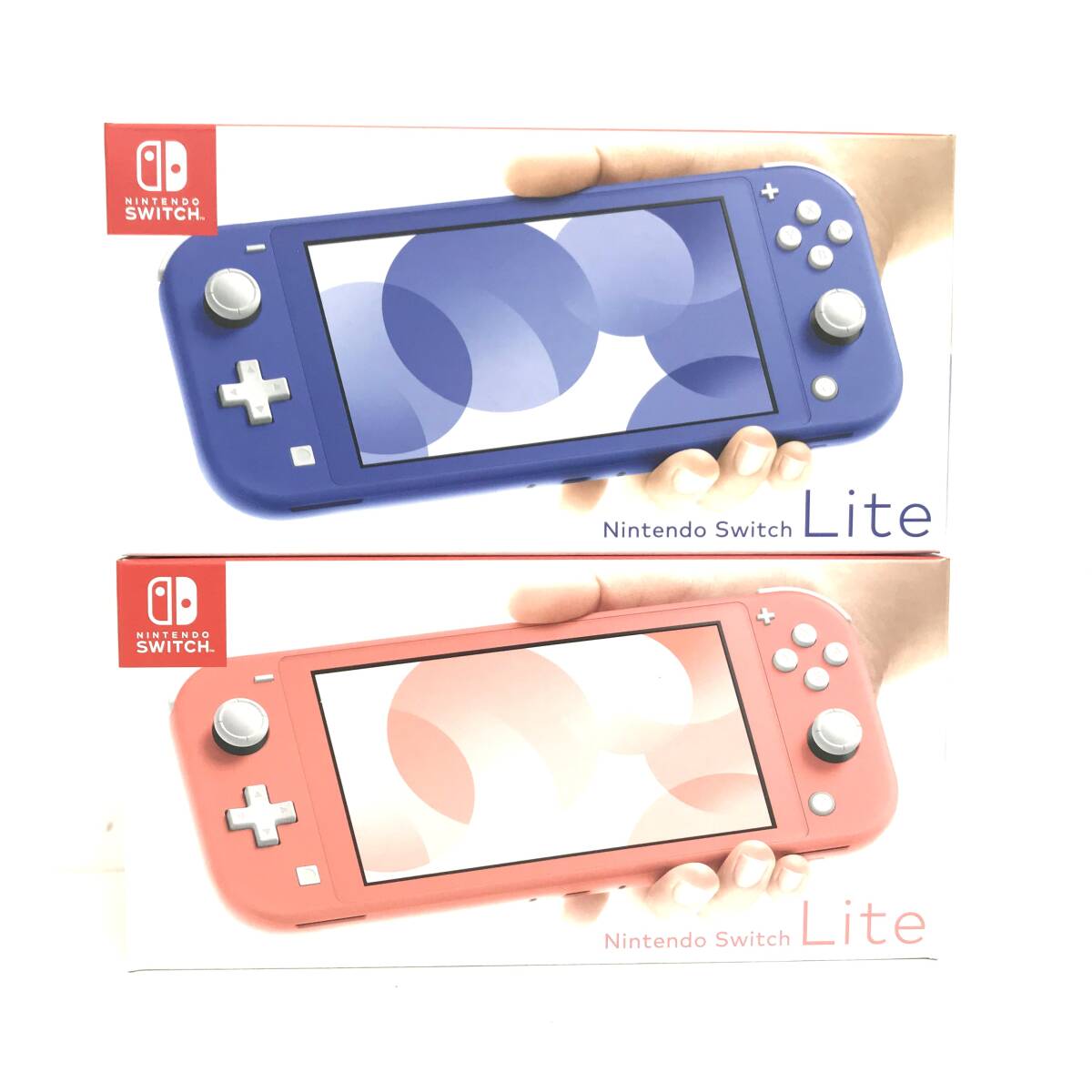 ☆未使用/1円~/送料無料【Nintendo Switch Lite本体 コーラル/ブルー】販売店舗印なし/領収書あり/任天堂 A1502☆拍卖