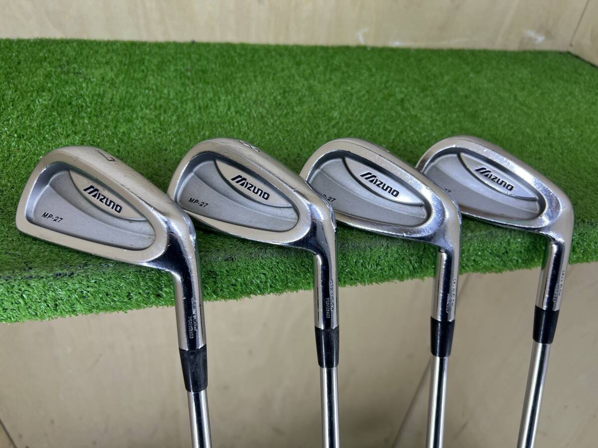 【打感最高】MIZUNO MP-27 GRAIN FLOW FORGED 7番~9番/PW 4本組 DynamicGold S300 ミズノ ハーフキャビティ 軟鉄鍛造アイアン拍卖