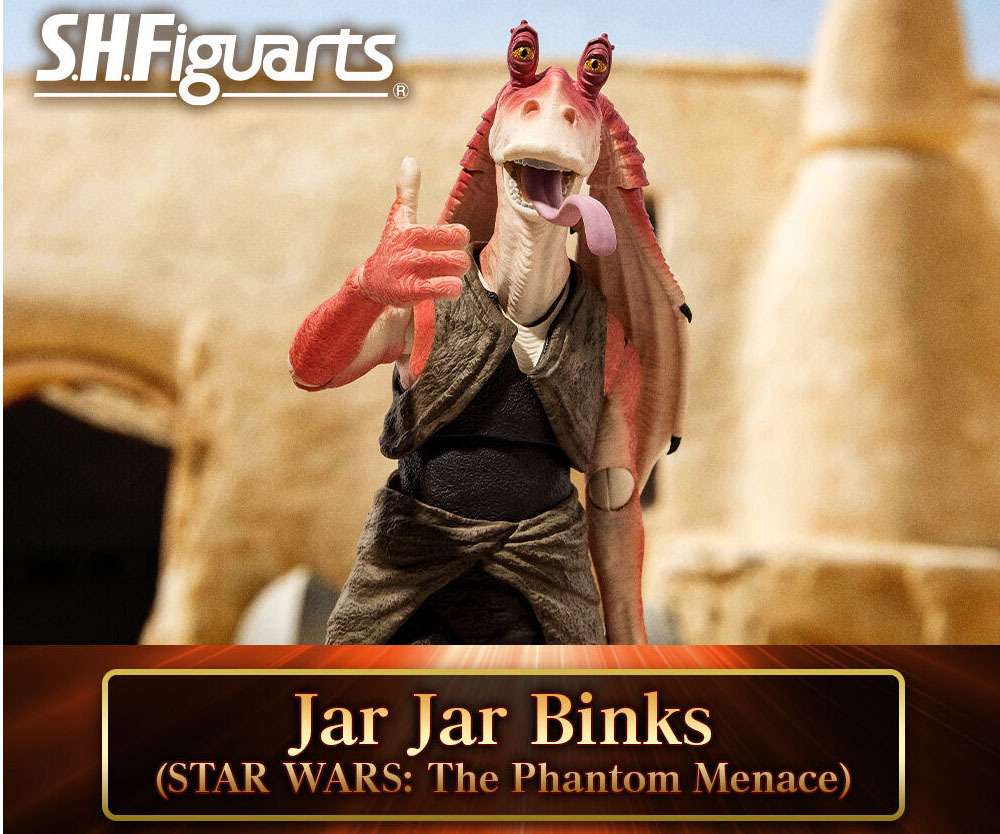 スターウォーズ プレミアムバンダイ限定S.H.Figuarts ジャー・ジャー・ビンクス/STAR WARS: The Phantom Menace 輸送箱未開封 拍卖