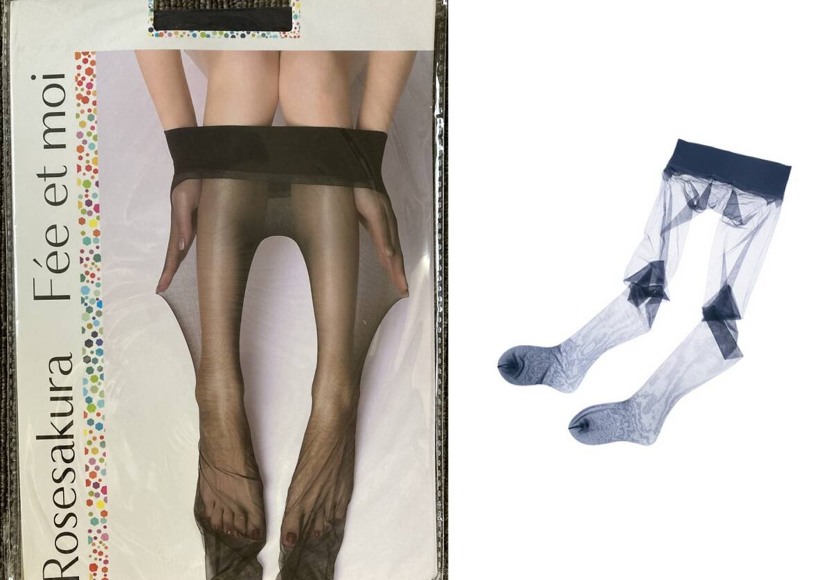 ROSESAKURA/ 7334 1デニール MARINOカラー センターシームレス ローウエストヒップスルーパンティストッキング拍卖