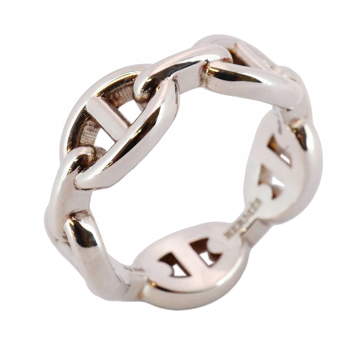 【5jmb0571】エルメス リング シェーヌダンクル PM シルバー925 #56【中古】メンズ レディース ユニセックス拍卖