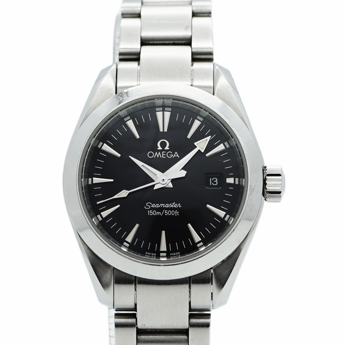 ★SALE【5wwm0198】オメガ シーマスター 2577.50 黒文字盤【中古】腕時計 レディース拍卖