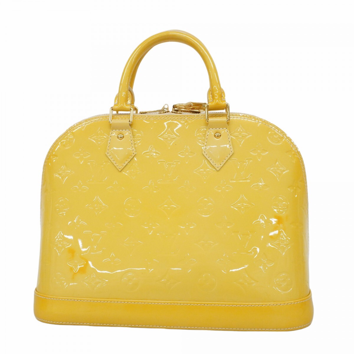 ★SALE【5mc3573】ルイヴィトン ハンドバッグ ヴェルニ アルマPM M90101 シトリン【中古】レディース拍卖