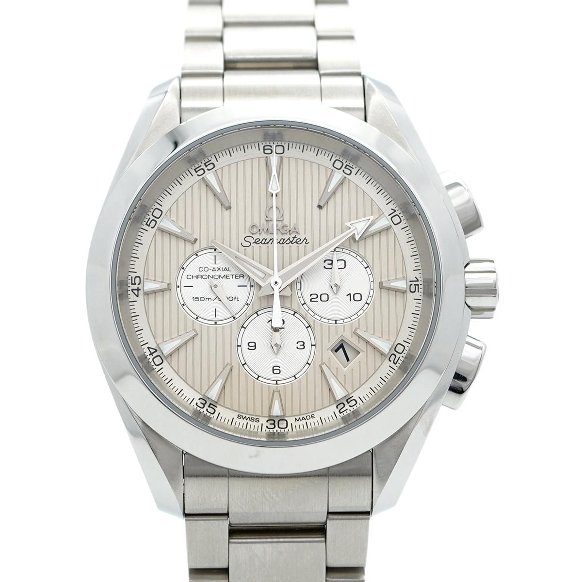★最終価格★SALE【5wwm0134】オメガ シーマスター 231.10.44.50.09.001 アイボリー文字盤【中古】腕時計 メンズ拍卖