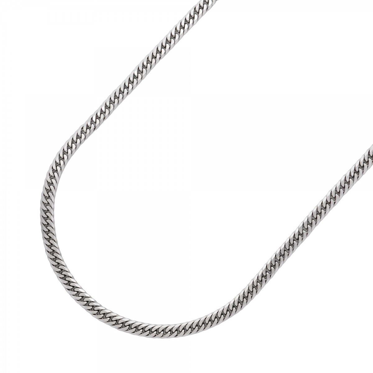 【5khm082】喜平 ネックレス Pt850 プラチナ 6面 ダブル 50.2cm 20.1g キヘイ【中古】メンズ レディース ユニセックス拍卖