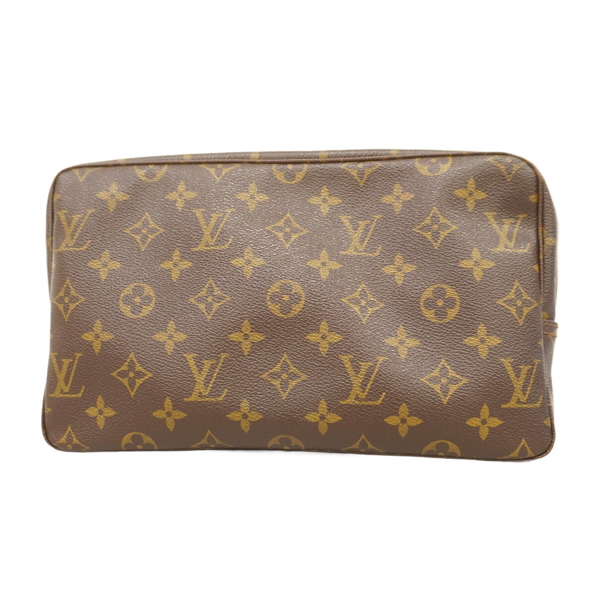 ★最終価格【5mc2754】ルイヴィトン ポーチ モノグラム トゥルーストワレット28 M47522 ブラウン【中古】レディース拍卖