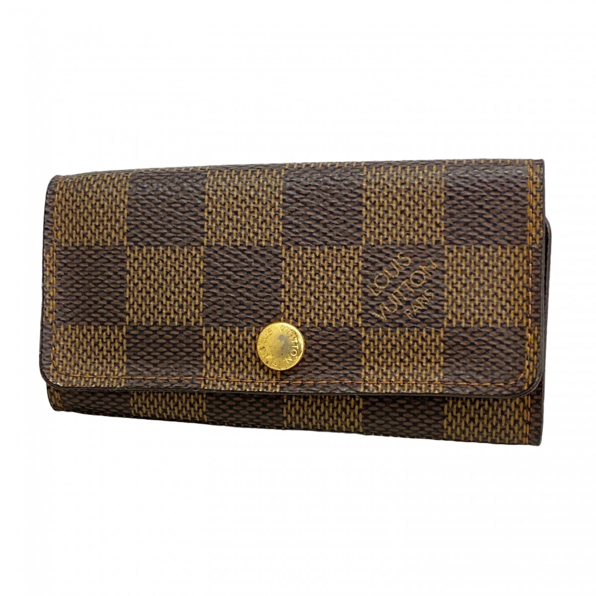 ★SALE【5mc3829】ルイヴィトン キーケース ダミエ ミュルティクレ4 N62631 エベヌ【中古】メンズ レディース ユニセックス拍卖