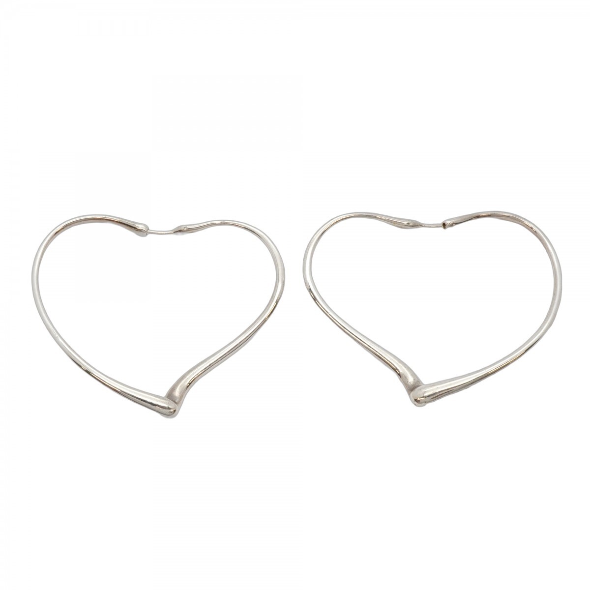 ★最終価格★SALE【5jmb0087】ティファニー ピアス オープンハート フープ シルバー925【中古】レディース拍卖