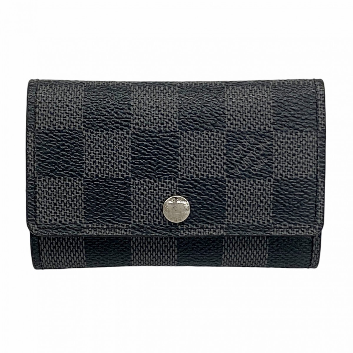 ★SALE【5md4129】ルイヴィトン キーケース ダミエ・グラフィット ミュルティクレ6 M62662 ブラック グレー【中古】メンズ拍卖