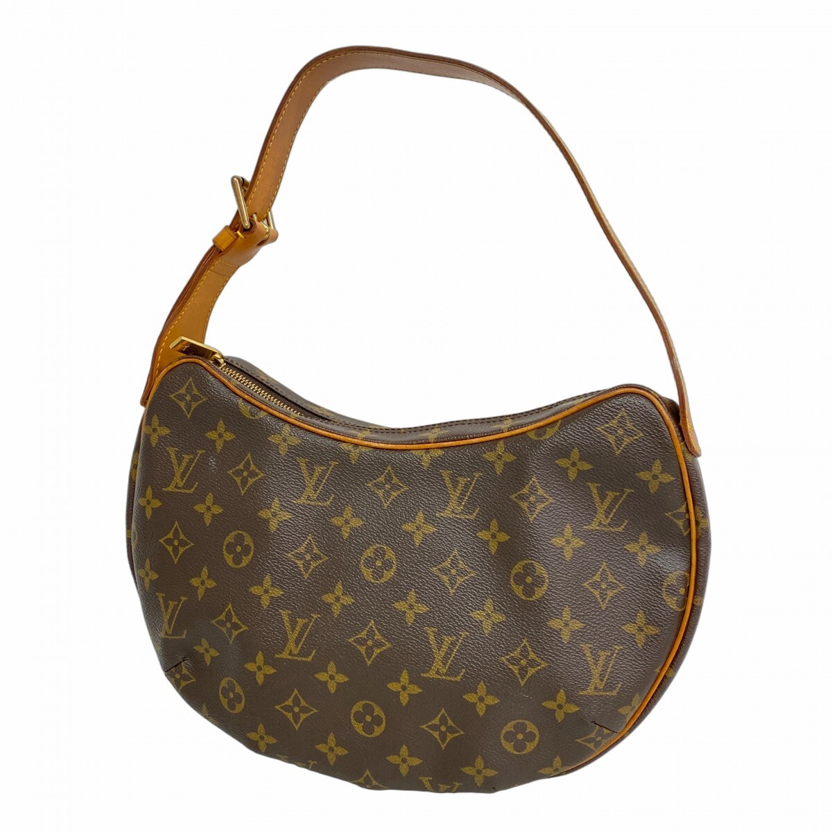 【5ob0285】ルイヴィトン ショルダーバッグ モノグラム クロワッサンMM M51512 ブラウン【中古】レディース拍卖