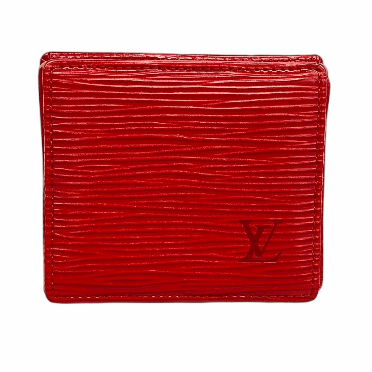 【5ob0173】ルイヴィトン コインケース エピ ポルトモネボワット M63697 カスティリアンレッド【中古】メンズ レディース ユニセックス拍卖