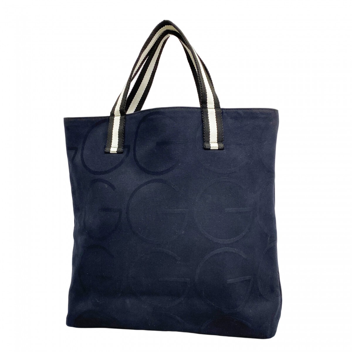 ★SALE【5md4583-h】グッチ トートバッグ 123439 キャンバス ブラック【中古】レディース拍卖