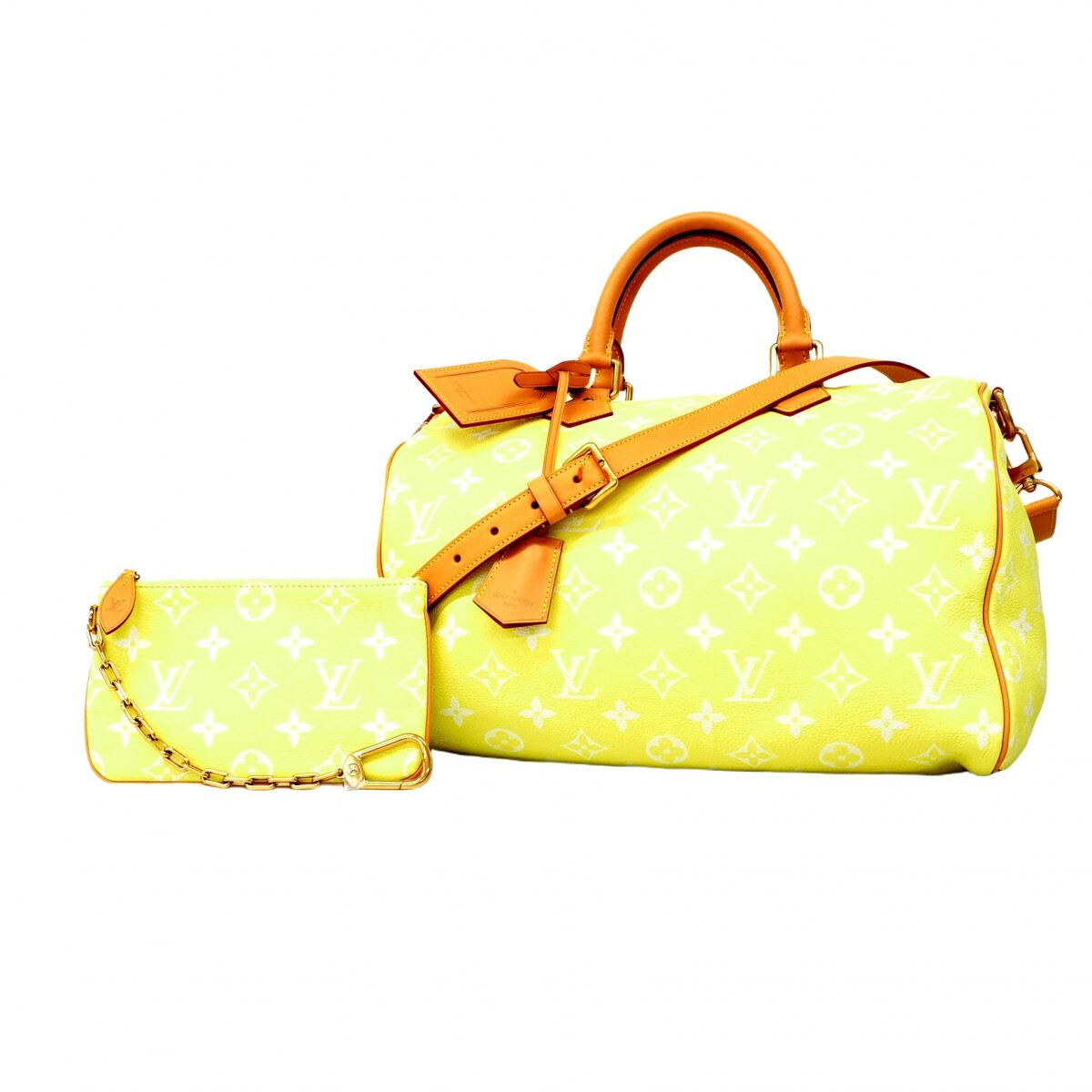 ★最終価格★SALE【5mc3053】ルイヴィトン ハンドバッグ スピーディP9バンドリエール40 M13920 レモネード 2wayバッグ【中古】レディース拍卖
