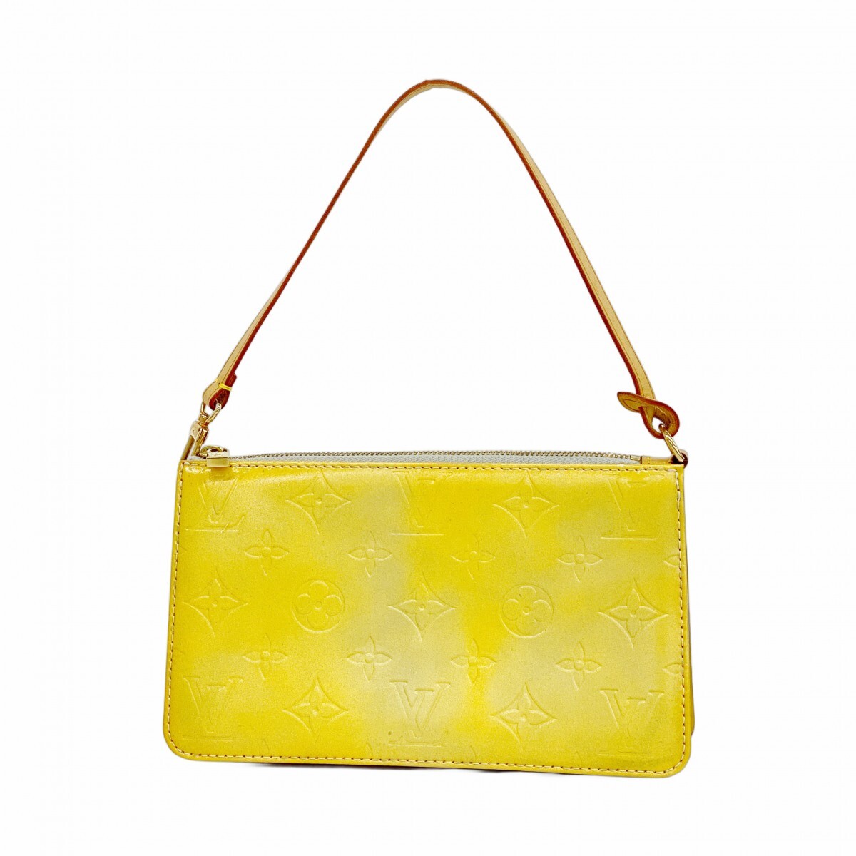 【5ob0299】ルイヴィトン ポーチ ヴェルニ レキシントン M91056 グリ【中古】レディース拍卖