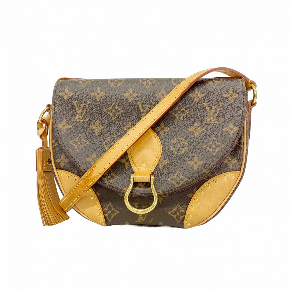【5ob0392】ルイヴィトン ショルダーバッグ モノグラム サンクルー M41481 ブラウン【中古】レディース拍卖
