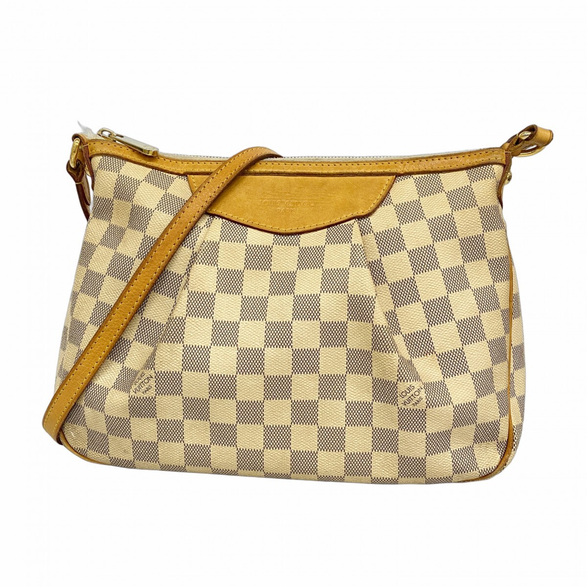 【5ob0351】ルイヴィトン ショルダーバッグ ダミエ・アズール シラクーサPM N41113 ホワイト【中古】レディース拍卖