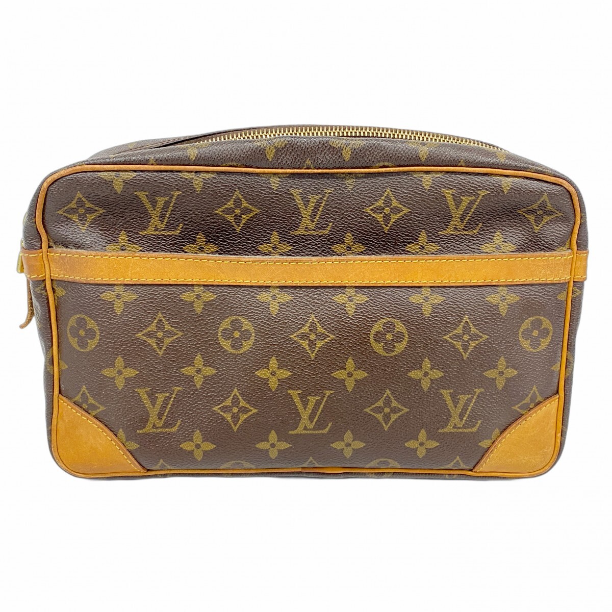 ★最終価格【5mc3211】ルイヴィトン クラッチバッグ モノグラム コンピエーニュ28 M51845 ブラウン【中古】メンズ拍卖