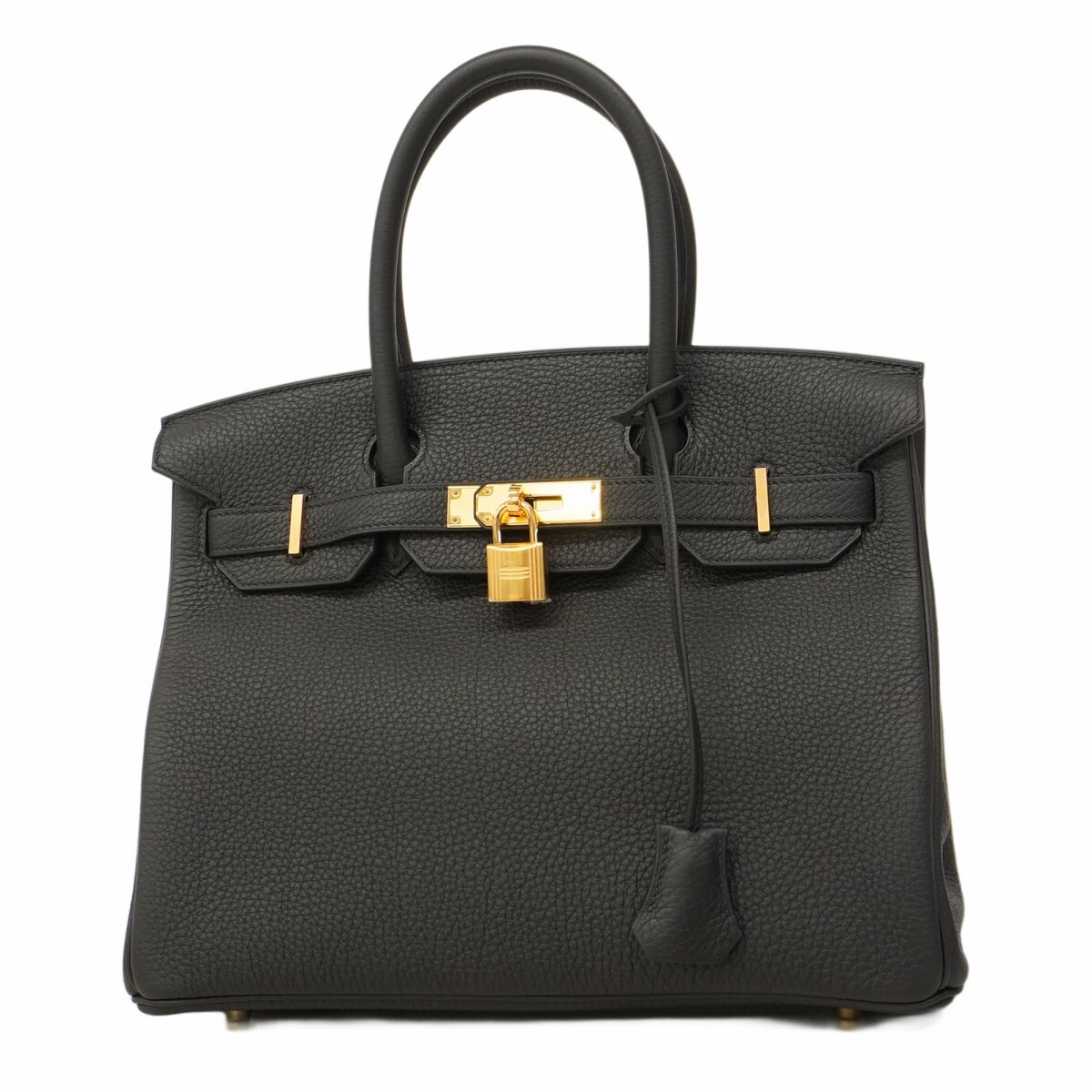 ★最終価格★SALE【5gc2472-g-h】エルメス ハンドバッグ バーキン30 トゴ ブラック ゴールド金具 K刻印【中古】レディース拍卖