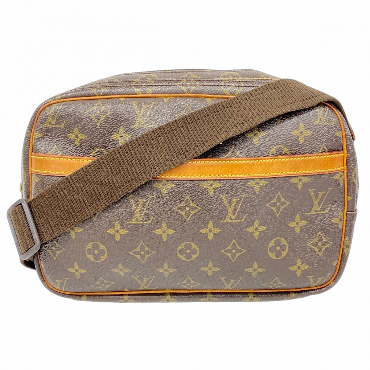 【5ob0458】ルイヴィトン ショルダーバッグ モノグラム リポーターPM M45254 ブラウン【中古】レディース拍卖