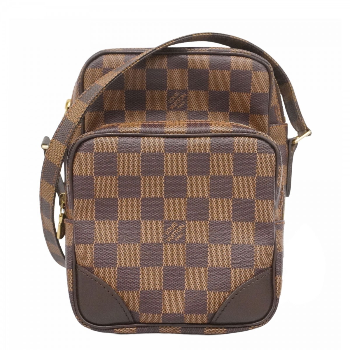 【5ob0625】ルイヴィトン ショルダーバッグ ダミエ アマゾン N48074 エベヌ SPO【中古】レディース拍卖