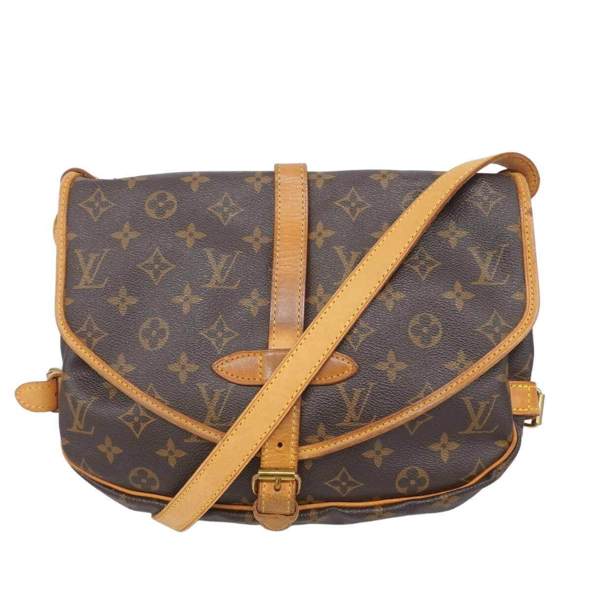 ★最終価格【5mc3460】ルイヴィトン ショルダーバッグ モノグラム ソミュール30 M42256 ブラウン【中古】レディース拍卖