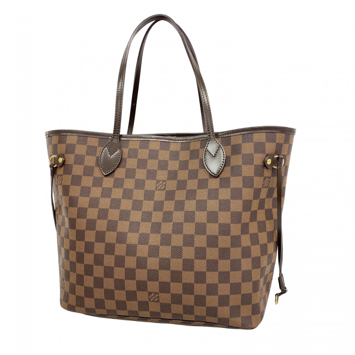 【5ob0811】ルイヴィトン トートバッグ ダミエ ネヴァーフルMM N51105 エベヌ【中古】レディース拍卖