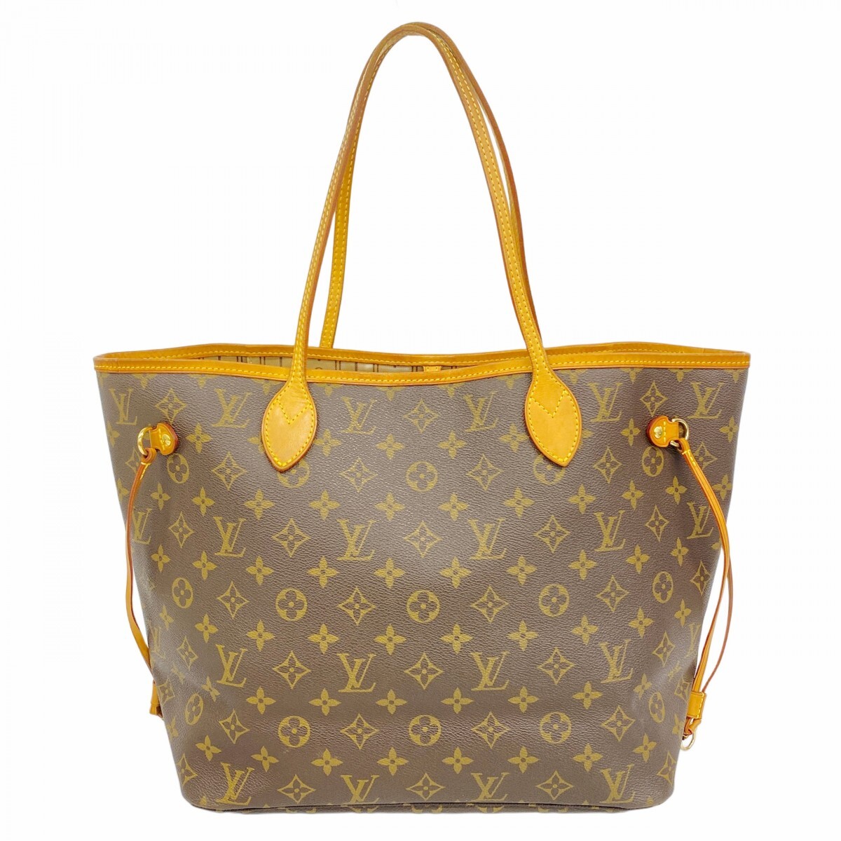 【5ob0801】ルイヴィトン トートバッグ モノグラム ネヴァーフルMM M40156 ブラウン【中古】レディース拍卖