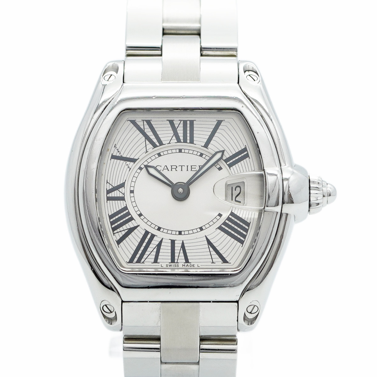 ★最終価格★SALE【5wwm0216】カルティエ ロードスターSM W62016V3 シルバー文字盤【中古】腕時計 レディース拍卖