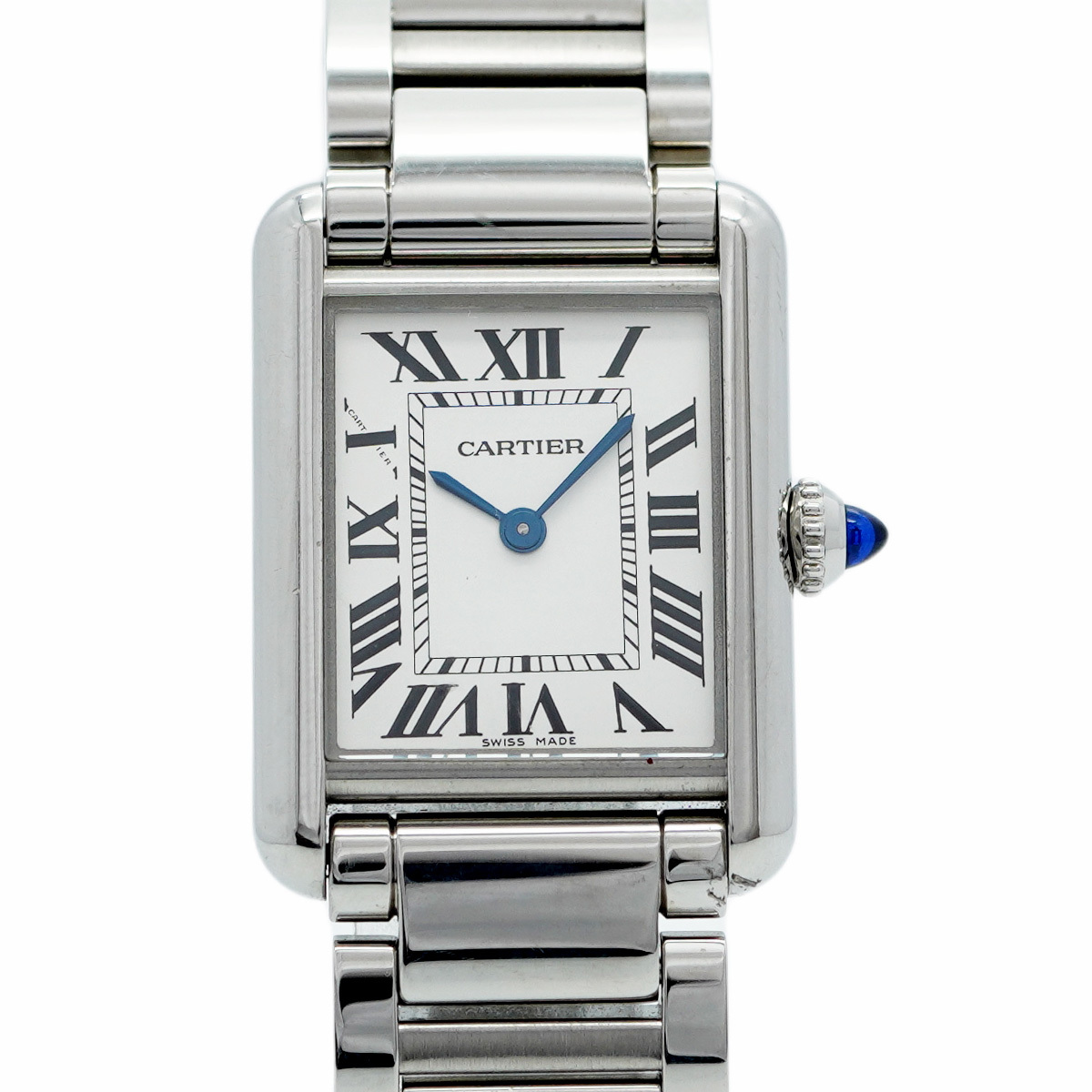 ★最終価格★SALE【5wwm0204】カルティエ タンク マスト SM WSTA0051 シルバー文字盤【中古】腕時計 レディース拍卖