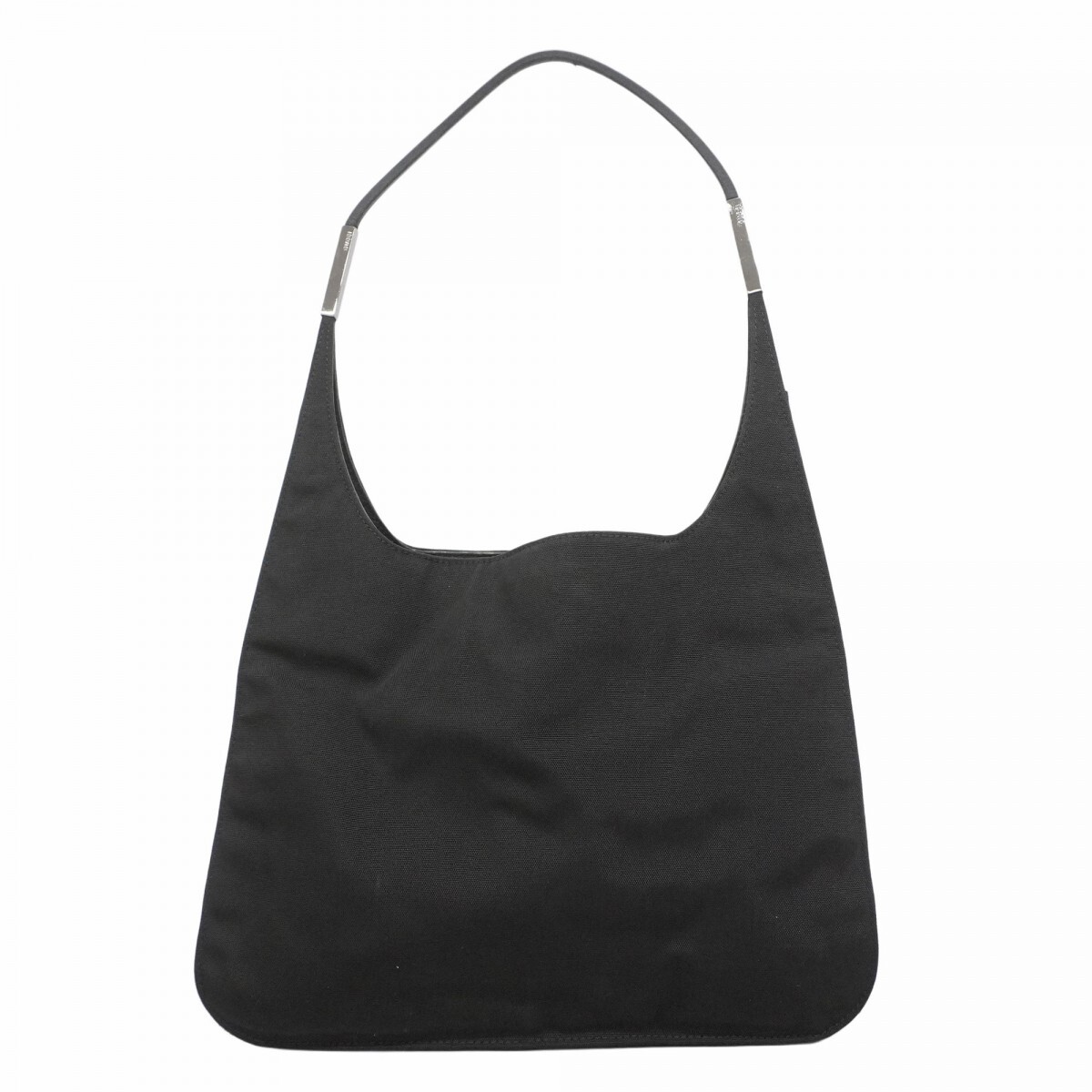 【5ob1164】グッチ ショルダーバッグ 001 3167 ナイロン ブラック シルバー金具【中古】レディース拍卖