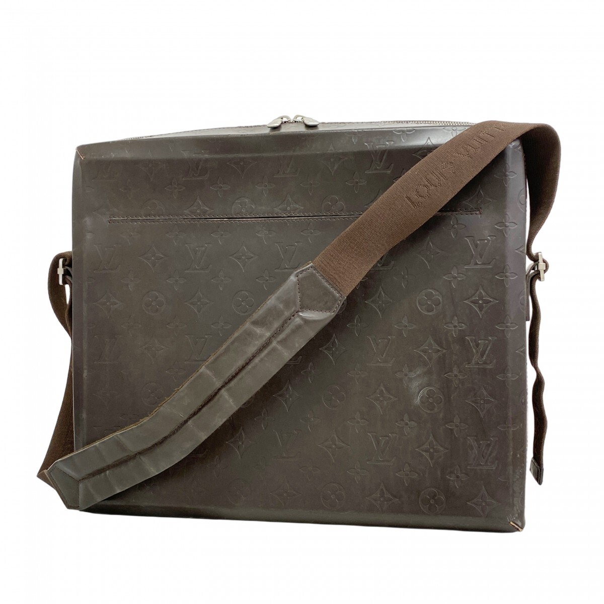 【5ob1182】ルイヴィトン ショルダーバッグ モノグラム・グラセ スティーブ M46530 カフェ【中古】メンズ拍卖