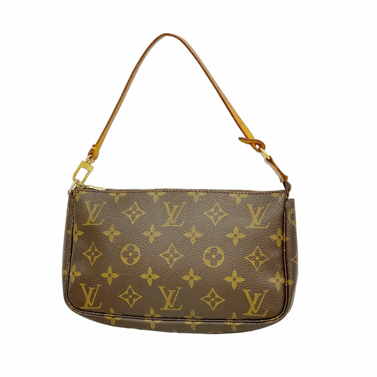 【5ob1228】ルイヴィトン ポーチ モノグラム ポシェットアクセソワール M51980 ブラウン【中古】レディース拍卖