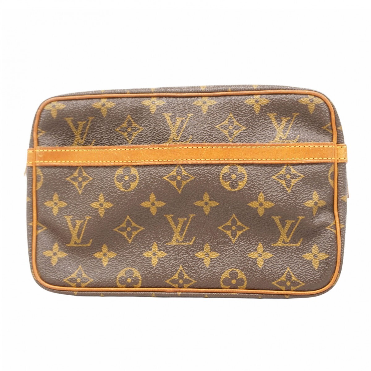 ★SALE【5me5501】ルイヴィトン クラッチバッグ モノグラム コンピエーニュ23 M51847 ブラウン【中古】メンズ レディース ユニセックス拍卖