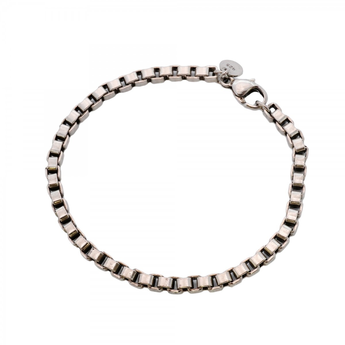 【5jmb0865】ティファニー ブレスレット ベネチアン シルバー925【中古】メンズ レディース ユニセックス拍卖