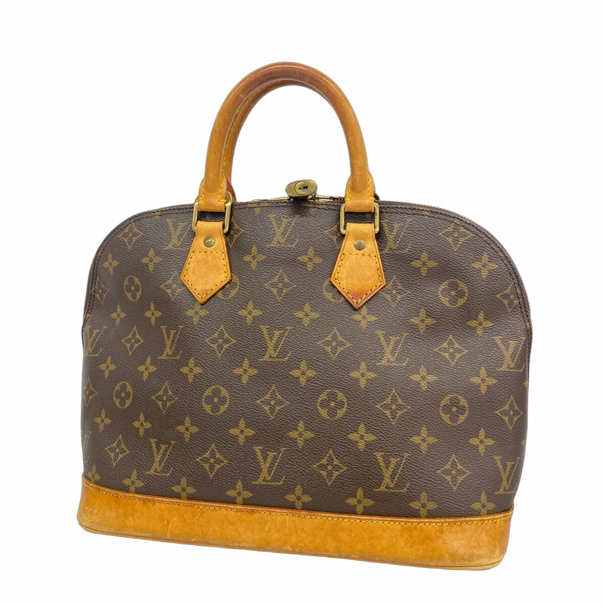 【5oc1687】ルイヴィトン ハンドバッグ モノグラム アルマ M51130 ブラウン【中古】レディース拍卖