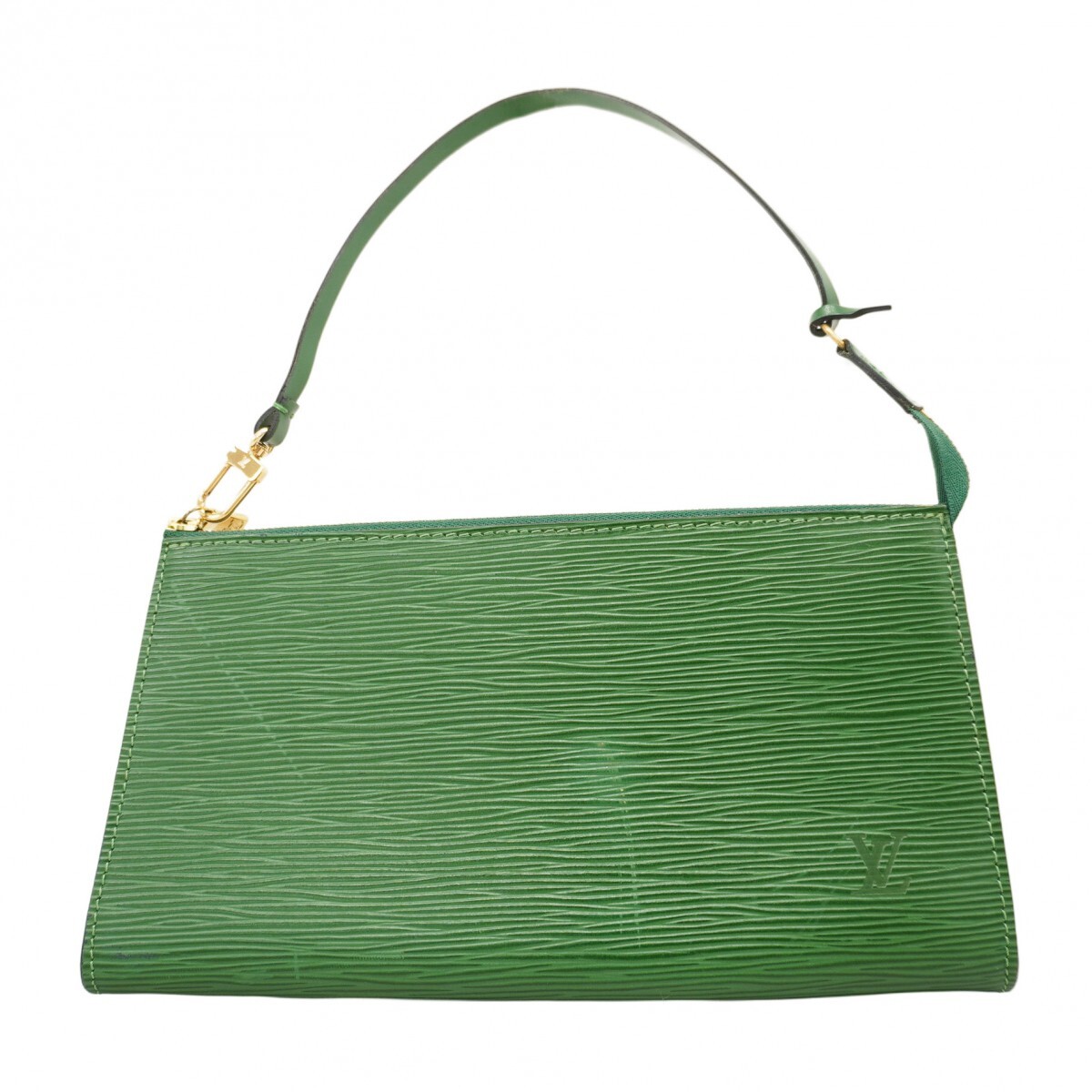 【5oc1818-h】ルイヴィトン ポーチ エピ ポシェットアクセソワール M52944 ボルネオグリーン【中古】レディース拍卖