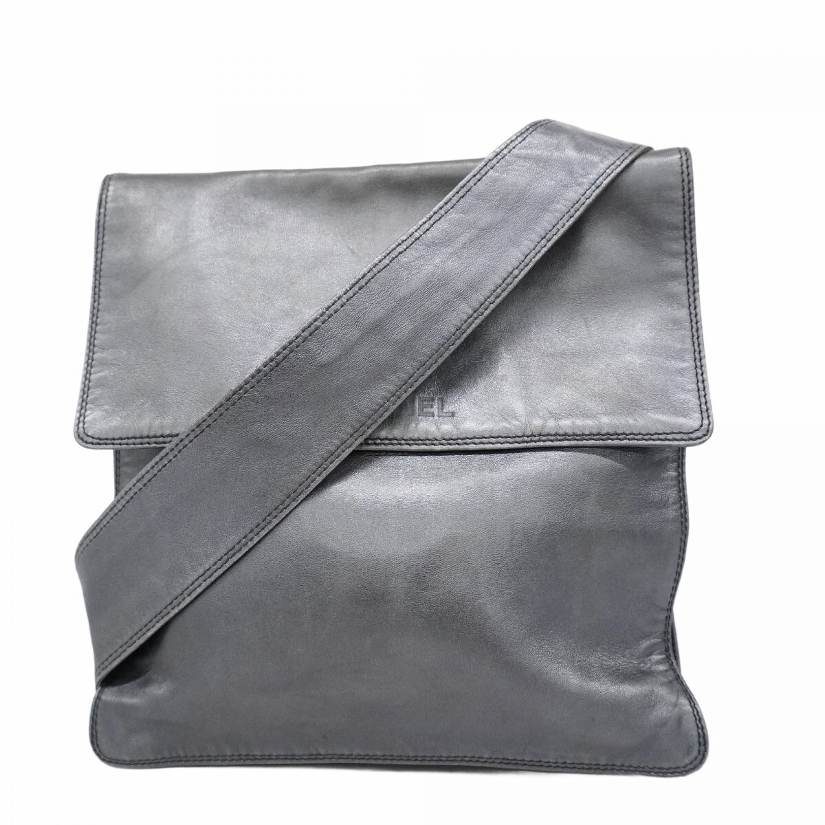 ★最終価格【5md4556-h】シャネル ショルダーバッグ ラムスキン ブラック ゴールド金具【中古】レディース拍卖