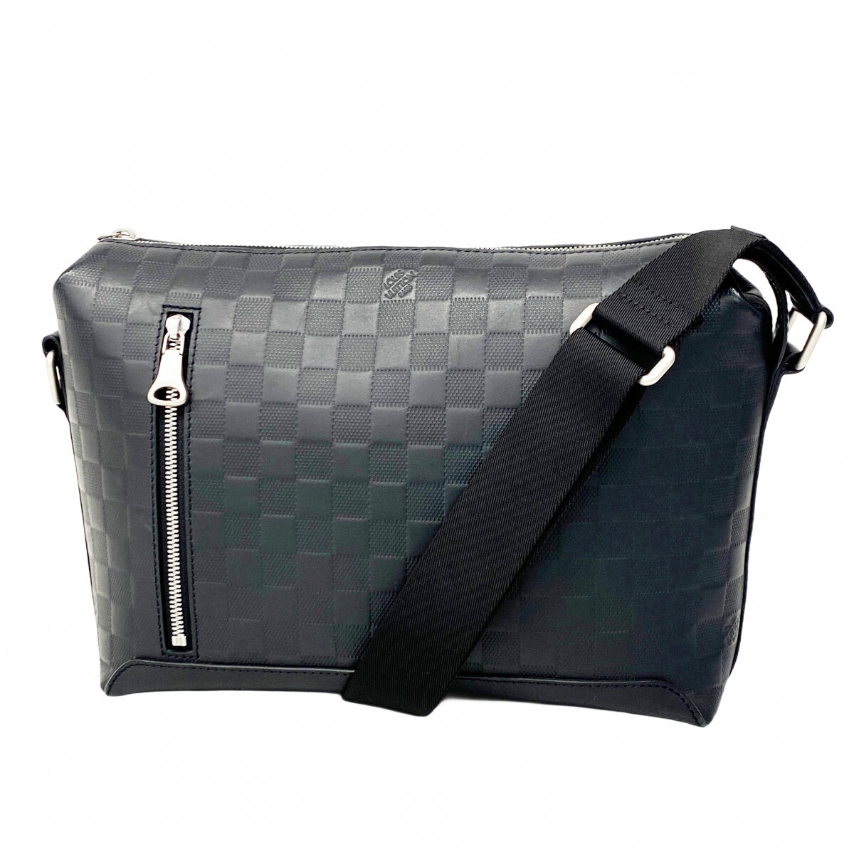 ★最終価格★SALE【5md4417】ルイヴィトン ショルダーバッグ ダミエ・アンフィニ ディスカバリーメッセンジャー N42415 オニキス拍卖