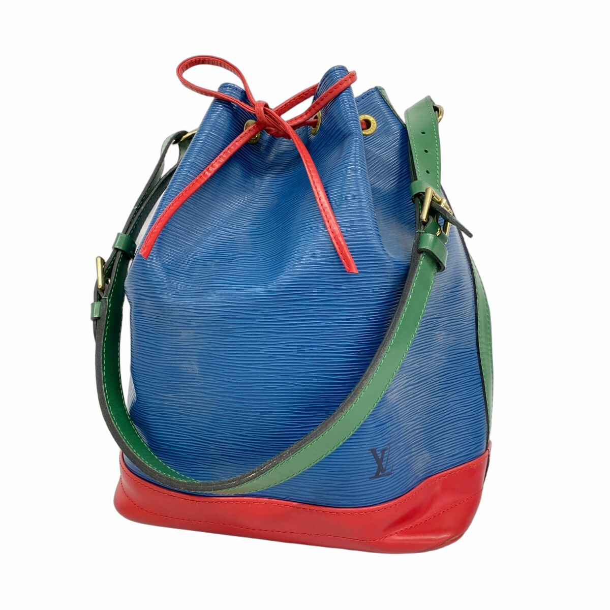 ★SALE【5me5890】ルイヴィトン ショルダーバッグ エピ トリコロール ノエ M44084 トレドブルー/カスティリアンレッド/ボルネオグリーン拍卖